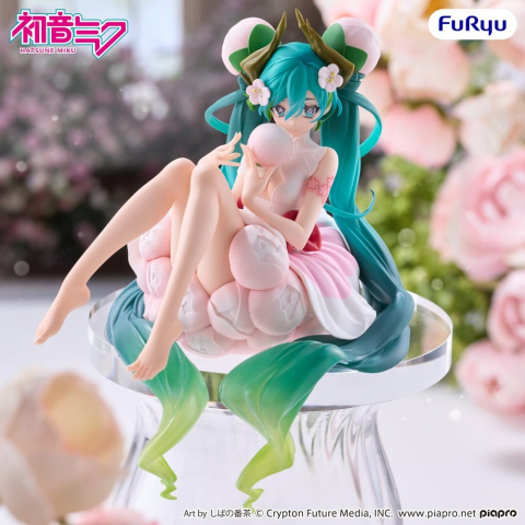 Hatsune Miku Noodle Stopper PVC Figure Flower Fairy White Plum Blossom 13 cm [2]