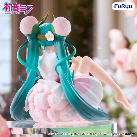 Hatsune Miku Noodle Stopper PVC Figure Flower Fairy White Plum Blossom 13 cm [1]