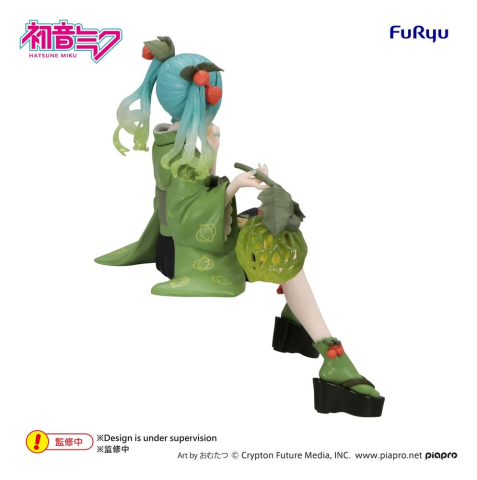 Hatsune Miku Noodle Stopper PVC Figure Flower Fairy Winter Cherry Green Color Ver. 15 cm [3]