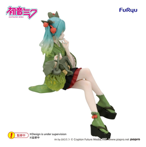 Hatsune Miku Noodle Stopper PVC Figure Flower Fairy Winter Cherry Green Color Ver. 15 cm [4]