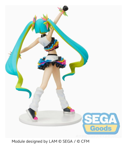 Hatsune Miku Project DIVA MEGA39's FIGURIZM PVC Figure Hatsune Miku - Catch the Wave 25 cm [5]