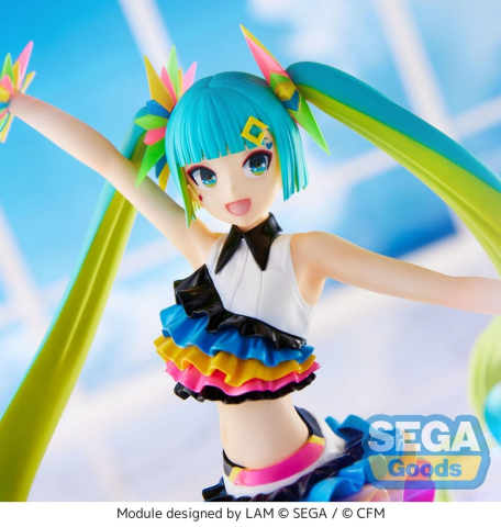 Hatsune Miku Project DIVA MEGA39's FIGURIZM PVC Figure Hatsune Miku - Catch the Wave 25 cm [3]