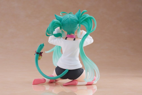 Hatsune Miku PVC Statue Desktop Cute Figure Hatsune Miku Cat Ear T-Shirt Ver. 13 cm [6]