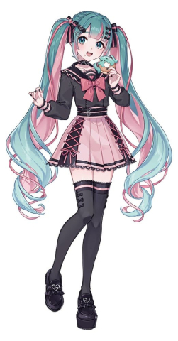 PRECOMENZI - Hatsune Miku Sweet School Life PVC Figure Bitter & Sweet Version 18 cm