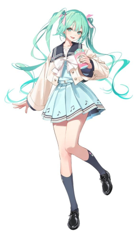 PRECOMENZI - Hatsune Miku Sweet School Life PVC Figure Pure Version 18 cm