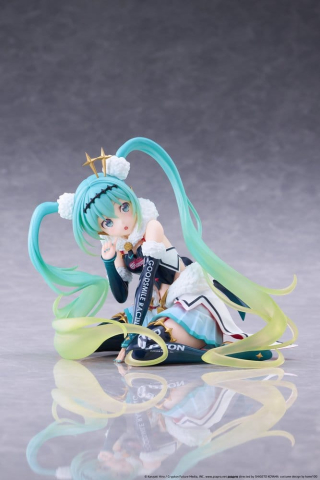 Hatsune Miku Taito Kuji PVC Figure Racing Miku 2018 Ver. Round 8 13 cm [9]