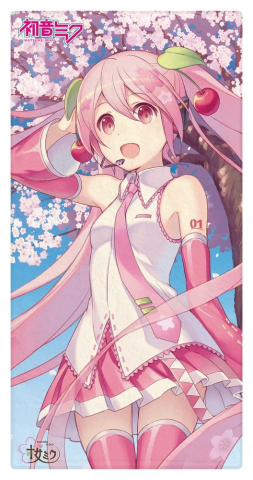PRECOMENZI - Hatsune Miku Towel Sakura 75 x 150 cm