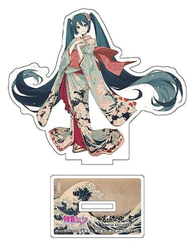 Hatsune Miku x Katsushika Hokusai iXima Die-Cut Acrylic Stand Assortment 10 cm [2]