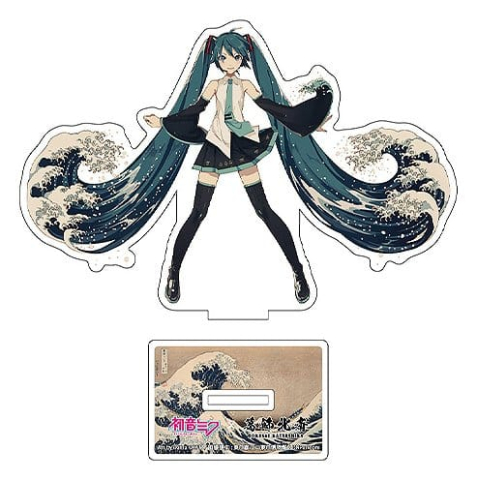 Hatsune Miku x Katsushika Hokusai iXima Die-Cut Acrylic Stand Assortment 10 cm [1]