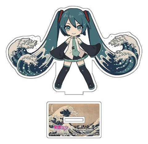 Hatsune Miku x Katsushika Hokusai iXima Die-Cut Acrylic Stand Assortment 10 cm [5]