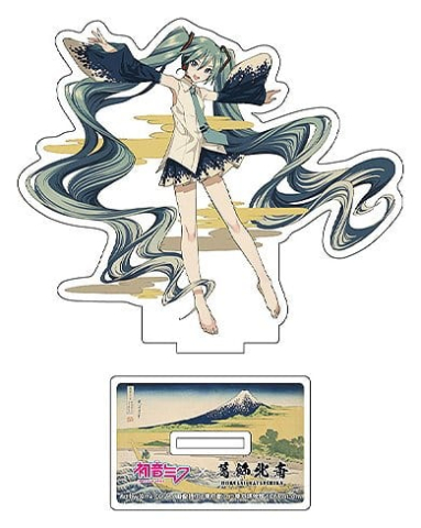 Hatsune Miku x Katsushika Hokusai iXima Die-Cut Acrylic Stand Assortment 10 cm [4]