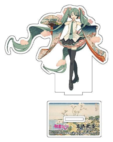 Hatsune Miku x Katsushika Hokusai iXima Die-Cut Acrylic Stand Assortment 10 cm [3]