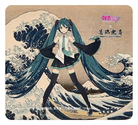 Manga & Anime - Hatsune Miku x Katsushika Hokusai iXima Mousepad The Great Wave off Kanagawa/Fine Wind, Clear Morning