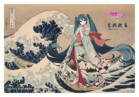 Hatsune Miku x Katsushika Hokusai iXima Postcard A/B/C/D/E/F/G/H Assortment (10) [3]