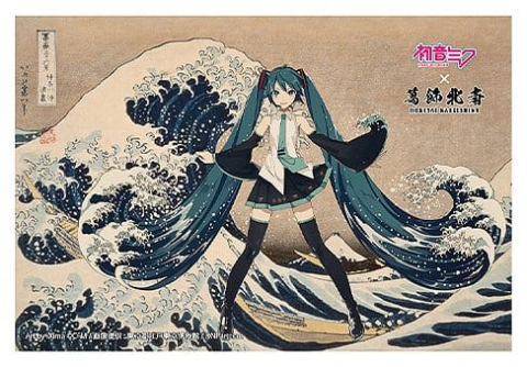 Hatsune Miku x Katsushika Hokusai iXima Postcard A/B/C/D/E/F/G/H Assortment (10) [1]