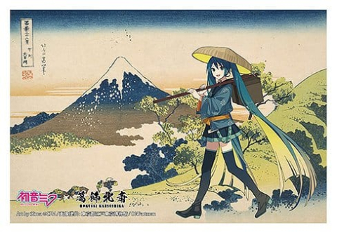 Hatsune Miku x Katsushika Hokusai iXima Postcard A/B/C/D/E/F/G/H Assortment (10) [6]