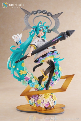 Hatsune Miku x Naoki Saito PVC Statue 1/7 My Figure Making! The Painter Ver. 34 cm [4]
