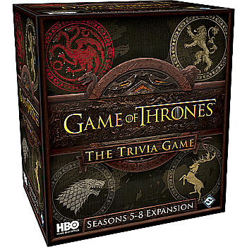 Extensii card games - HBO Game of Thrones Trivia Game: Seasons 5-8 Expansion