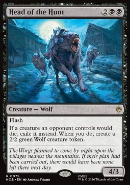 Magic: The Gathering Singles - Head of the Hunt The Hobbit - Singles 75