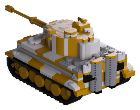 Jucarii - Hearts of Iron IV Brickset Tiger Tank