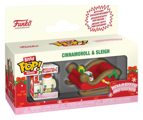 PRECOMENZI - Hello Kitty Bitty POP! Rides Vinyl Figure Holiday- Sleigh with CMRL 2 cm