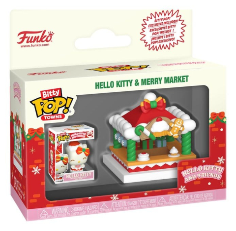 Hello Kitty Bitty POP! Towns Vinyl Figure Holiday- Merry Market [3]