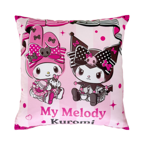 Hello Kitty - Produse Oficiale Sanrio - Hello Kitty & Friends Perna My Melody & Kuromi 35 x 35 cm