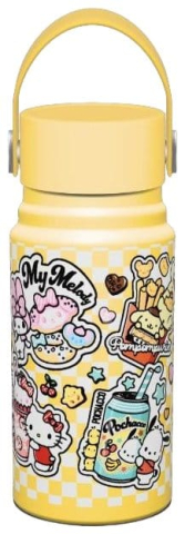 PRECOMENZI - Hello Kitty Mini Drinking Bottle American Diner Version