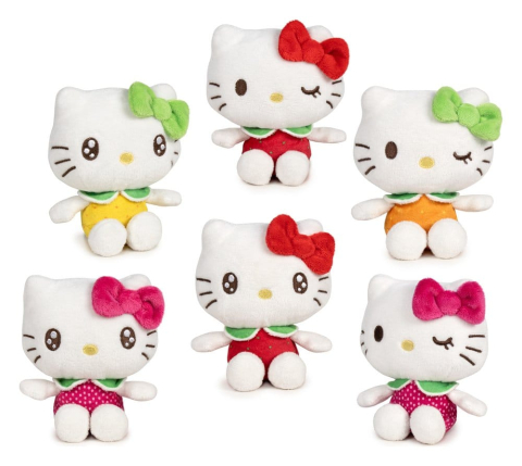 Jucarii - Hello Kitty Plush Figures Beans Fruits Scented 12 cm Assortment (18)