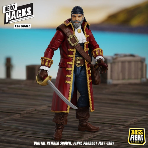 Hero H.A.C.K.S. Core Action Figure 1/18 Heroes and Villains Wave 1 John Bradford: Captain of the Temporal Voyager [7]