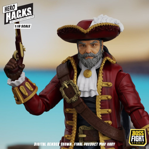 Hero H.A.C.K.S. Core Action Figure 1/18 Heroes and Villains Wave 1 John Bradford: Captain of the Temporal Voyager [5]