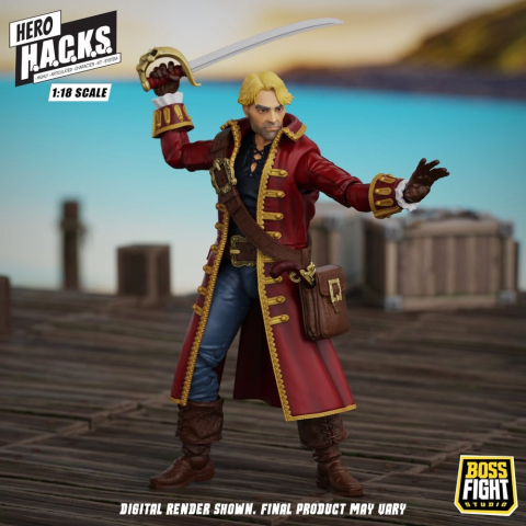 Hero H.A.C.K.S. Core Action Figure 1/18 Heroes and Villains Wave 1 John Bradford: Captain of the Temporal Voyager [8]