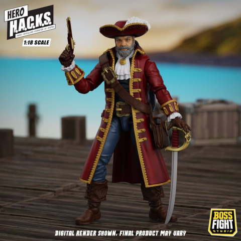 Hero H.A.C.K.S. Core Action Figure 1/18 Heroes and Villains Wave 1 John Bradford: Captain of the Temporal Voyager [6]
