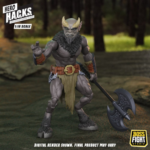 Hero H.A.C.K.S. Core Action Figure 1/18 Heroes and Villains Wave 1 Minos Auroxos: Labyrinthian Warrior [1]