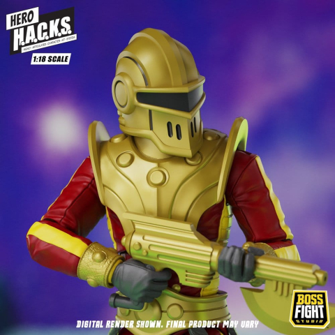 Jucarii - Hero H.A.C.K.S. Core Action Figure 1/18 Heroes and Villains Wave 1 Stellar Guard: Cosmic Defender of Accord