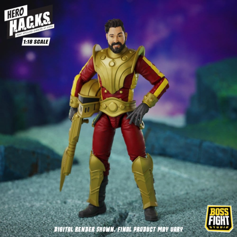 Hero H.A.C.K.S. Core Action Figure 1/18 Heroes and Villains Wave 1 Stellar Guard: Cosmic Defender of Accord [4]