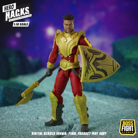 Hero H.A.C.K.S. Core Action Figure 1/18 Heroes and Villains Wave 1 Stellar Guard: Cosmic Defender of Accord [2]