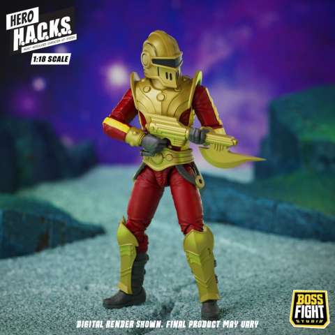 Hero H.A.C.K.S. Core Action Figure 1/18 Heroes and Villains Wave 1 Stellar Guard: Cosmic Defender of Accord [1]