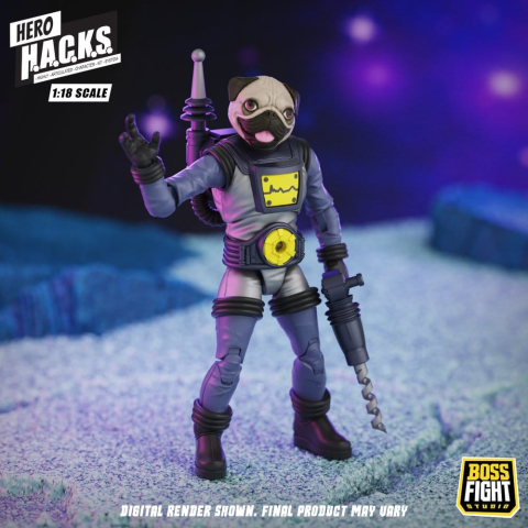 Jucarii - Hero H.A.C.K.S. Core Action Figure 1/18 Heroes and Villains Wave 1 Zarko Resources Inc.: Galactic Prospectors
