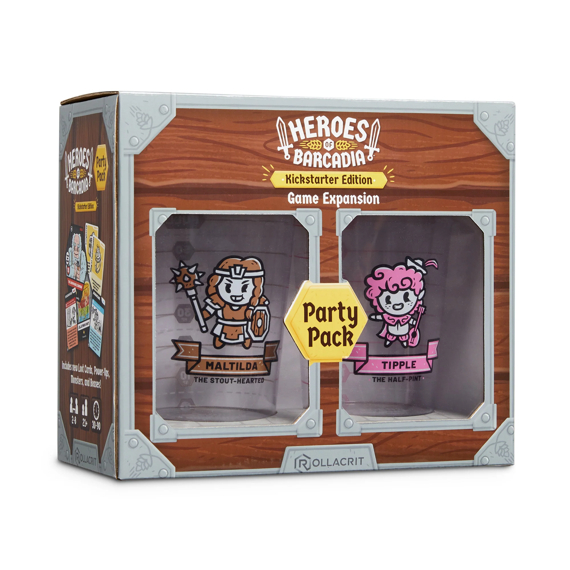 Board Games - Heroes of Barcadia Party Pack Kickstarter Edition