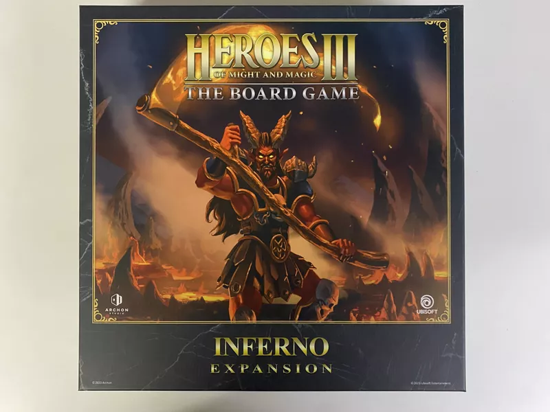 Board Games - Heroes of Might and Magic III: The Board Game Inferno Expansion