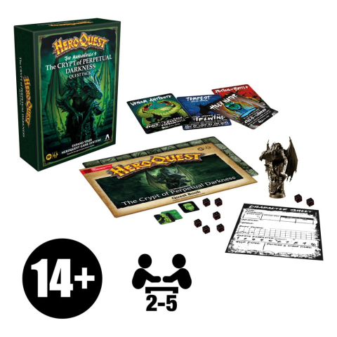 HeroQuest Board Game Expansion The Crypt of Perpetual Darkness Quest Pack *English Version* [3]