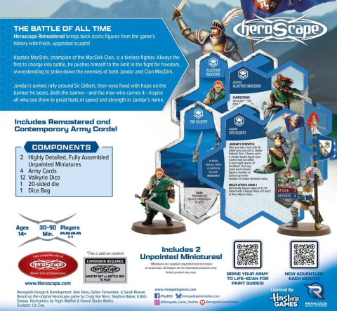 Games - Heroscape Board Game Army Expansion Champions of Jandar Remastered *English Version*