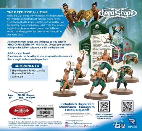 Games - Heroscape Board Game Army Expansion Students of Kalari Pyatt *English Version*