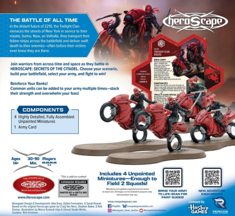 Games - Heroscape Board Game Army Expansion Twilight Clan Riders *English Version*