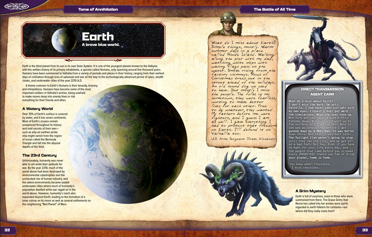 Heroscape: Tome of Annihilation – Carte lore si scenarii, hardcover, engleza [4]