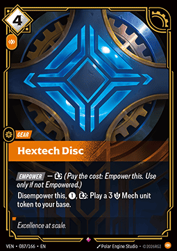 Riftbound: League of Legends Singles - Hextech Disc 087
