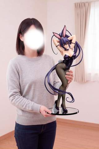 High School DxD HERO PVC Figure 1/3 Akeno Himejima: Bunny Ver. 65 cm [9]