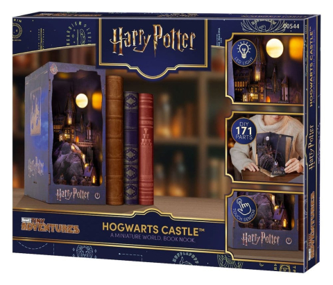 Hogwarts Castle Book Nook - Diorama Miniaturala cu LED [0]