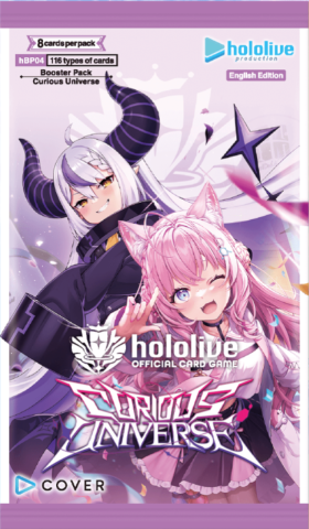 Trading Card Games - Hololive Curious Universe Booster Pack EN (8 carti)